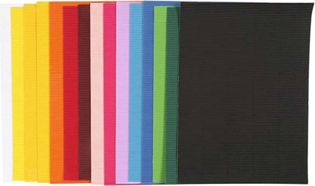 Creativ Company Ribbelkarton Multicolor 25x35cm