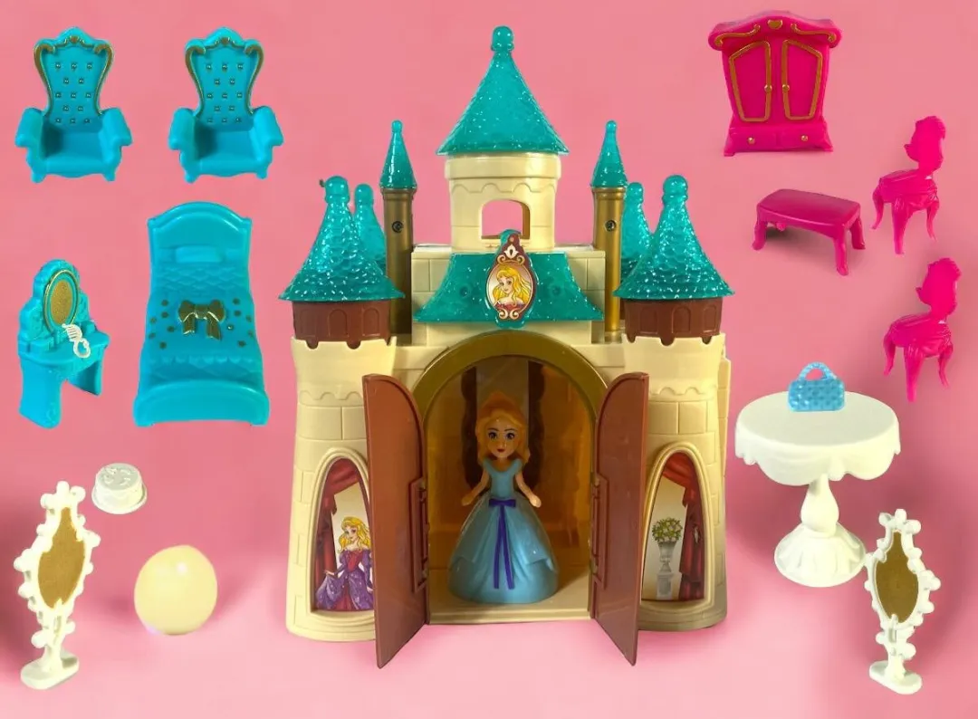 Ledy Toys Dream Castle Prinsessenkasteel - Poppenhuis met 15 accessoires - 3+ jaar