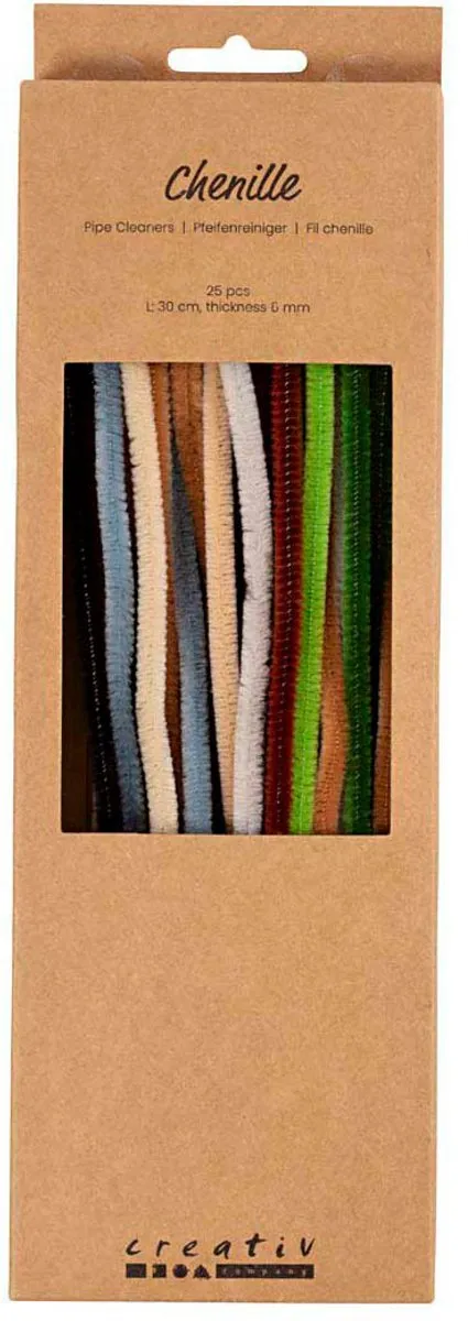 Creativ Company Chenille - 30cm x 6mm - 25 Stuks