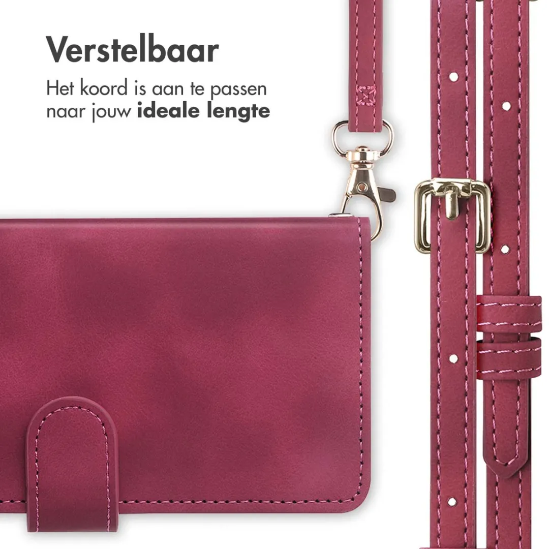 Imoshion Bookcase Hoesje Samsung Galaxy A54 - 3 Pasjes - Rood