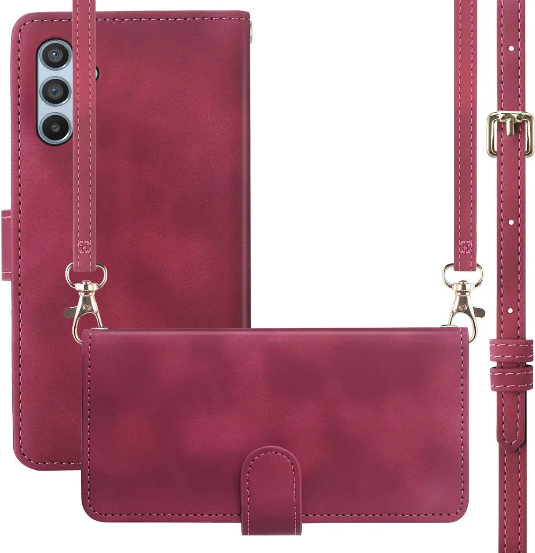 Imoshion Bookcase Hoesje Samsung Galaxy A54 - 3 Pasjes - Rood