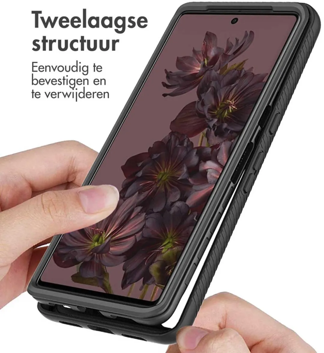 Imoshion Hoesje Google Pixel 7 Pro - 360° Beschermend - Zwart