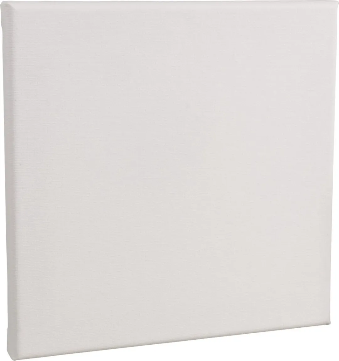 Rayher Handbespannen Canvas Schildersdoek 20x20cm - 3 Stuks - Wit