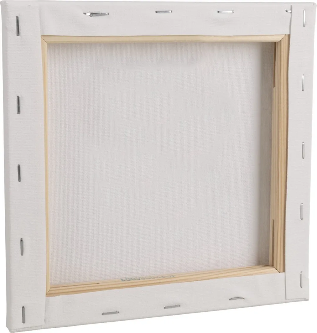 Rayher Handbespannen Canvas Schildersdoek 20x20cm - 3 Stuks - Wit