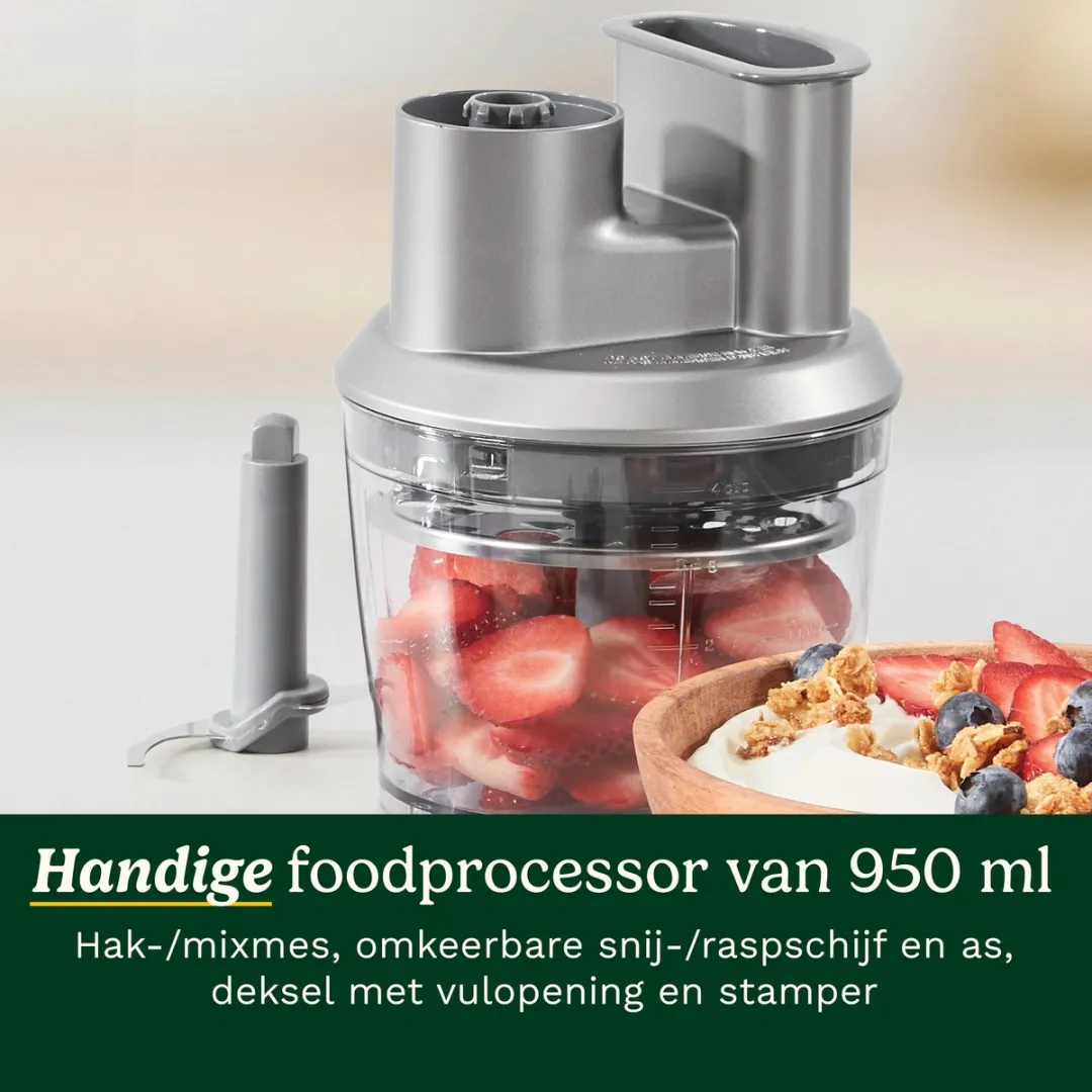 Cuisinart Power Blend Staafmixer Set - 800W - Grijs