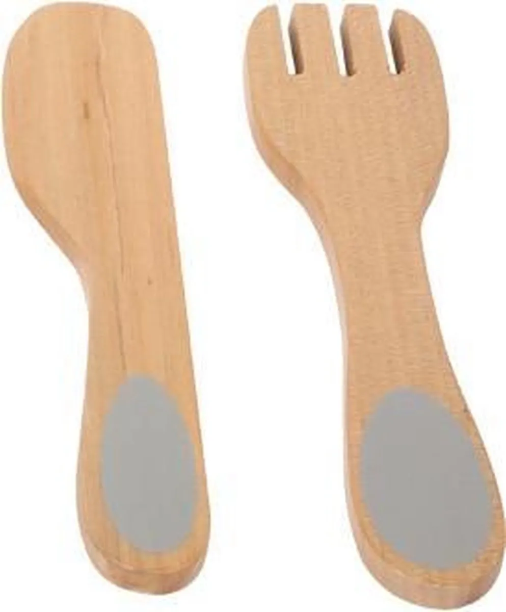 Small Foot Houten Wafelijzer Set 8-delig - Multicolor