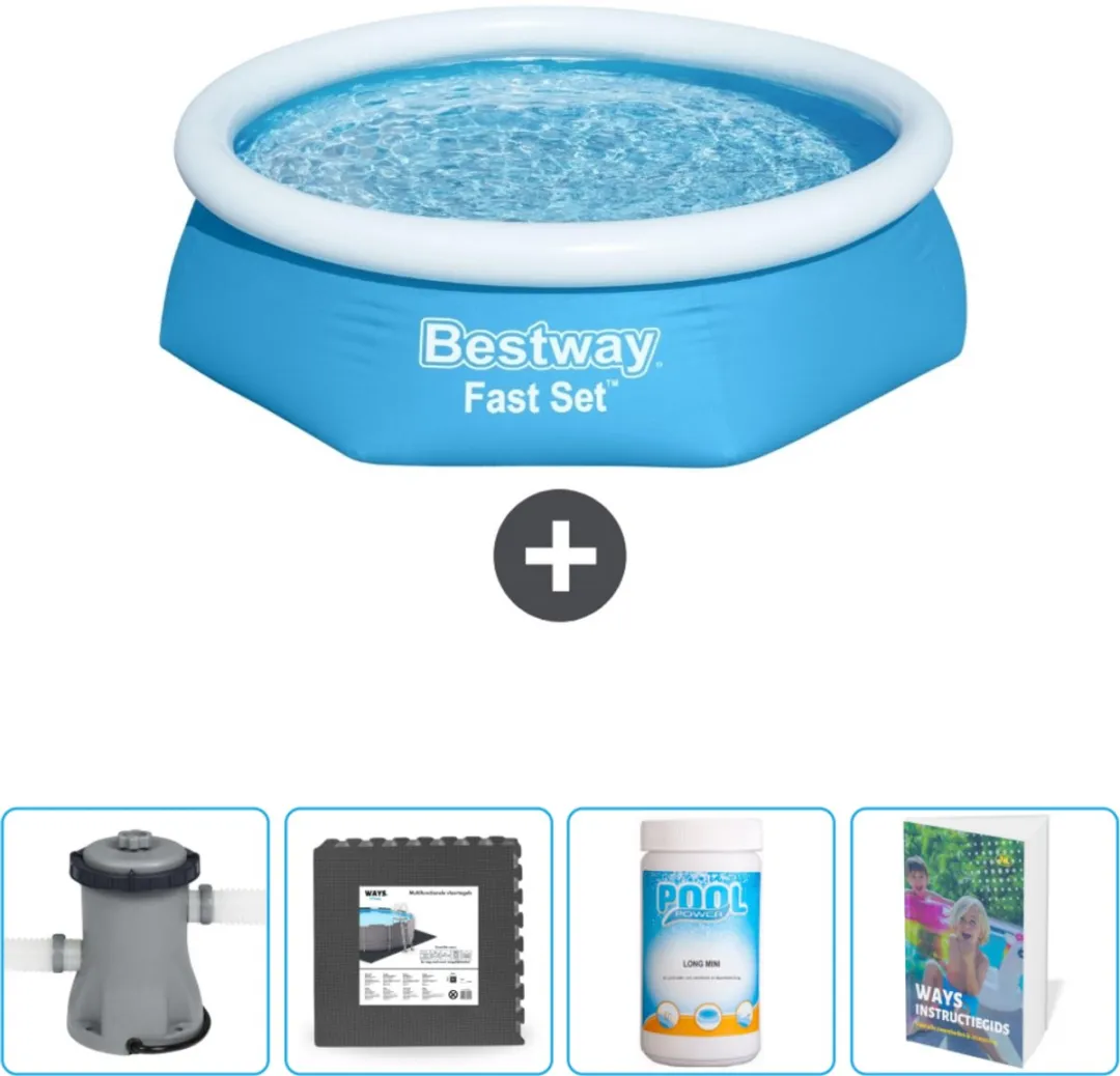 Bestway Fast Set Rond Zwembad 244x61cm