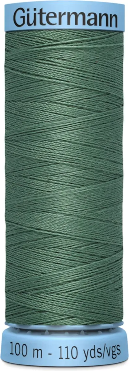 Gutermann Zijde Garen 100m - Kleur 553 - Zwart/Grijs/Wit
