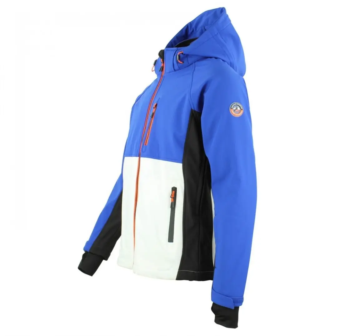 Peak Mountain Cametis/FF Softshell Jas - Blauw - afbeelding 2 van 6