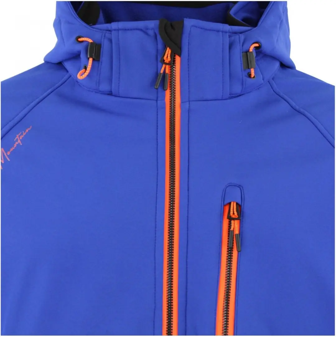 Peak Mountain Cametis/FF Softshell Jas - Blauw - afbeelding 5 van 6