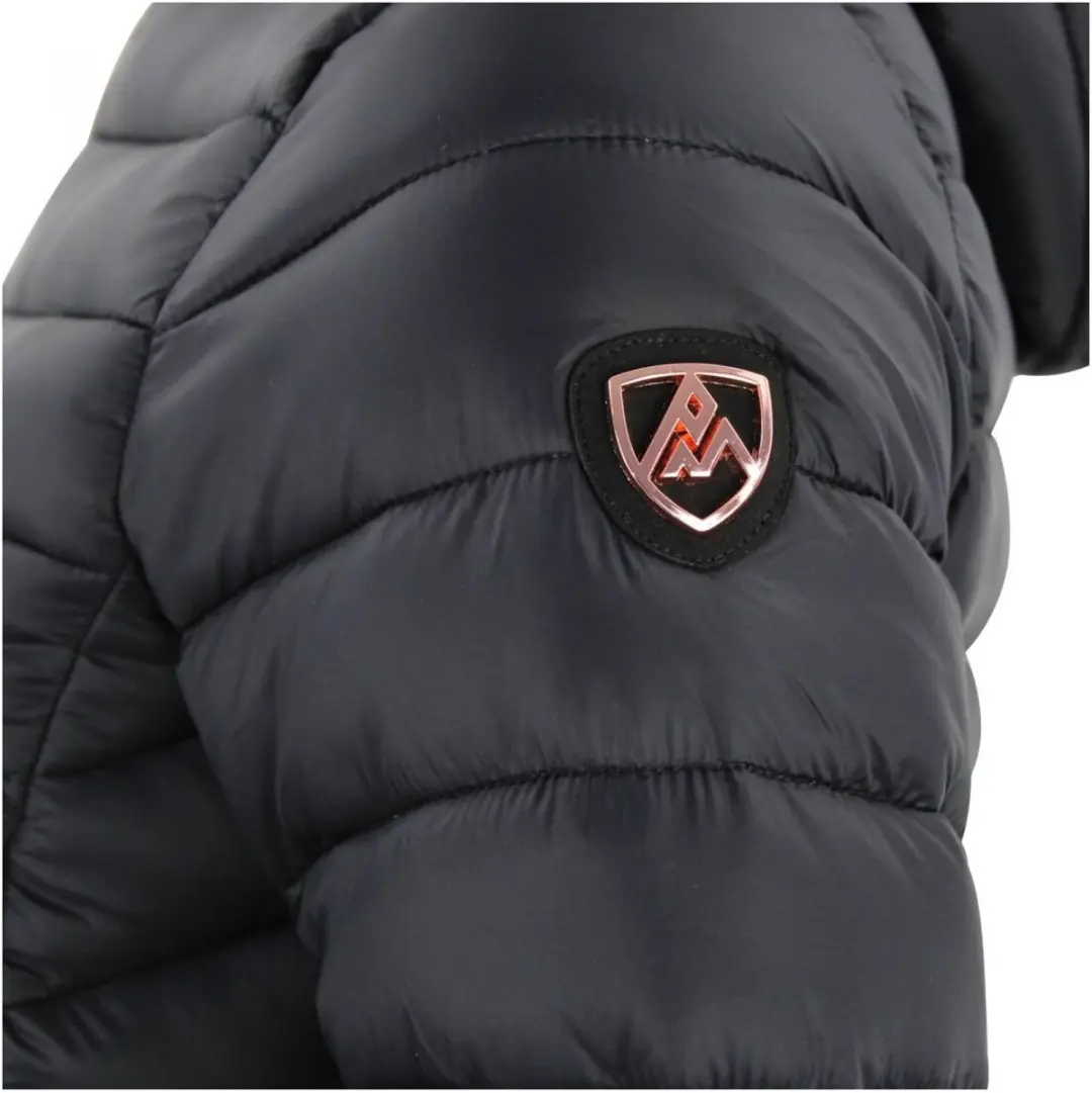 Peak Mountain Fine Damesjack met Capuchon - Zwart - S - afbeelding 3 van 4