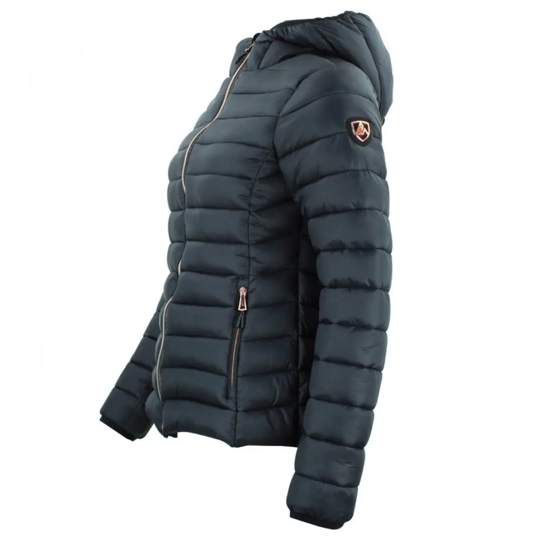 Peak Mountain Fine Damesjack met Capuchon - Zwart - S - afbeelding 2 van 4