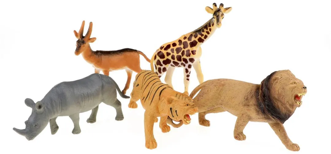 Toi-Toys Animal World Wilde Dieren Deluxe 5-delig