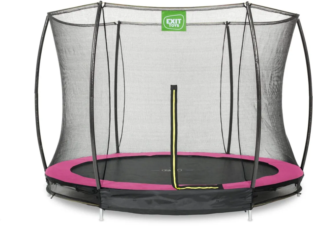 EXIT Silhouette Inground Trampoline 244cm - Roze Veiligheidsnet