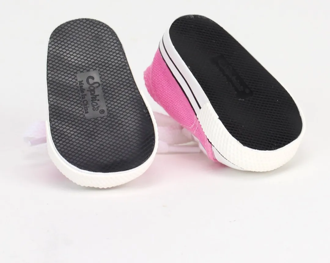 Sophia's by Teamson Kids Poppenkleding Canvas-Sneakers - Lichtroze S3-LP-UPC