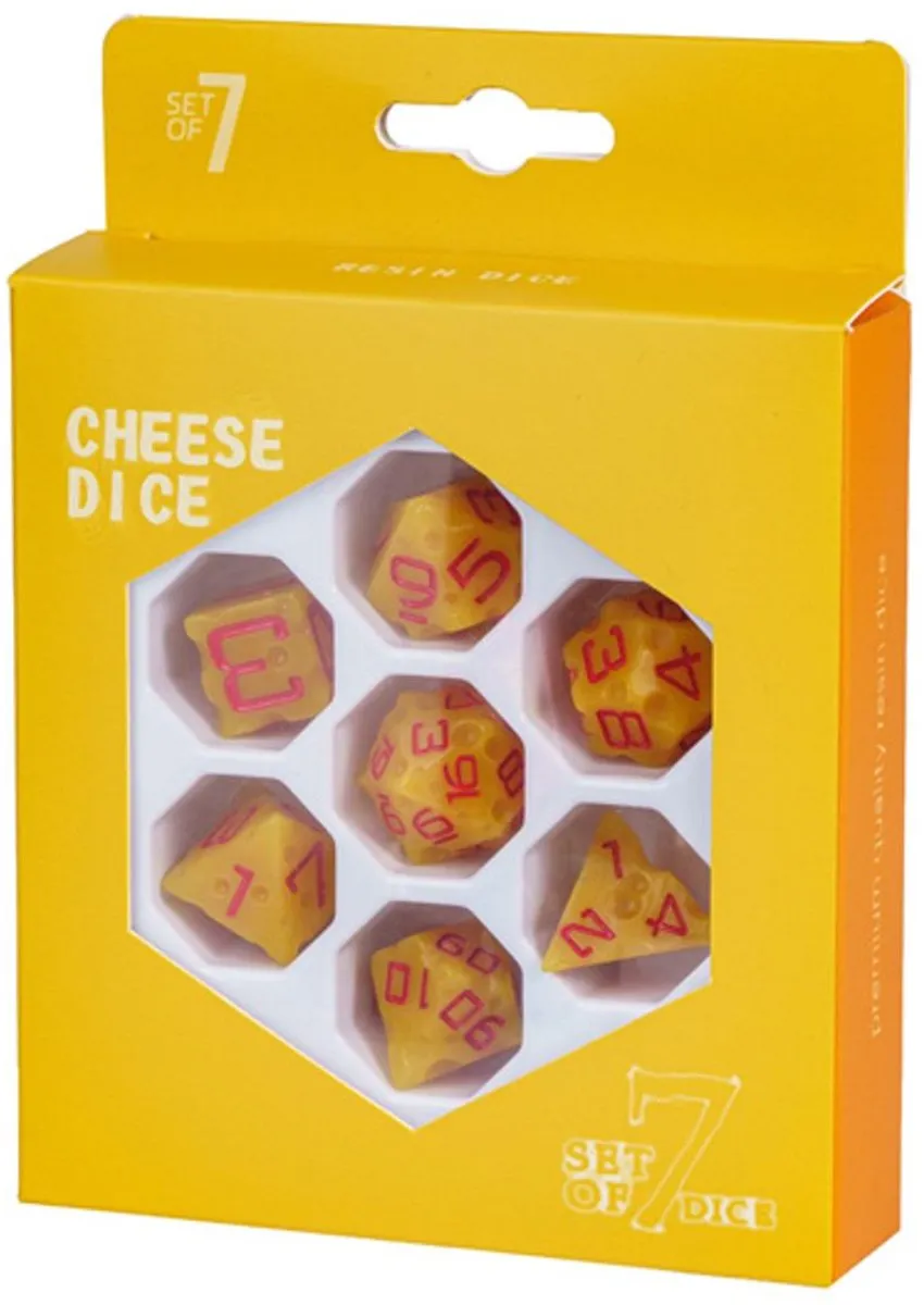 HOT Games Say Cheese Dobbelstenen Set 20vlaks - Geel/Rood
