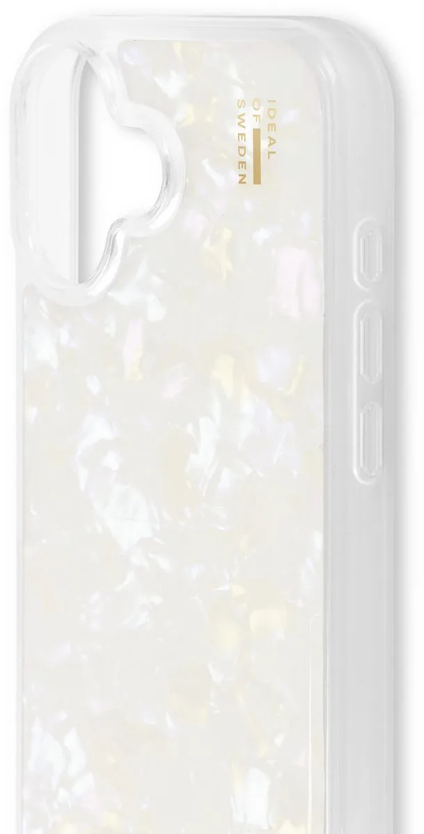 iDeal of Sweden Pearlised Case IDPLC-I2467-10 - iPhone 16 Plus - Wit