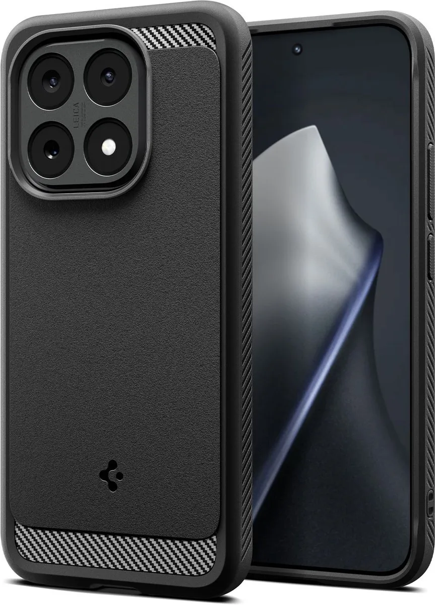 Spigen Rugged Armor Backcover Xiaomi 15T - Zwart