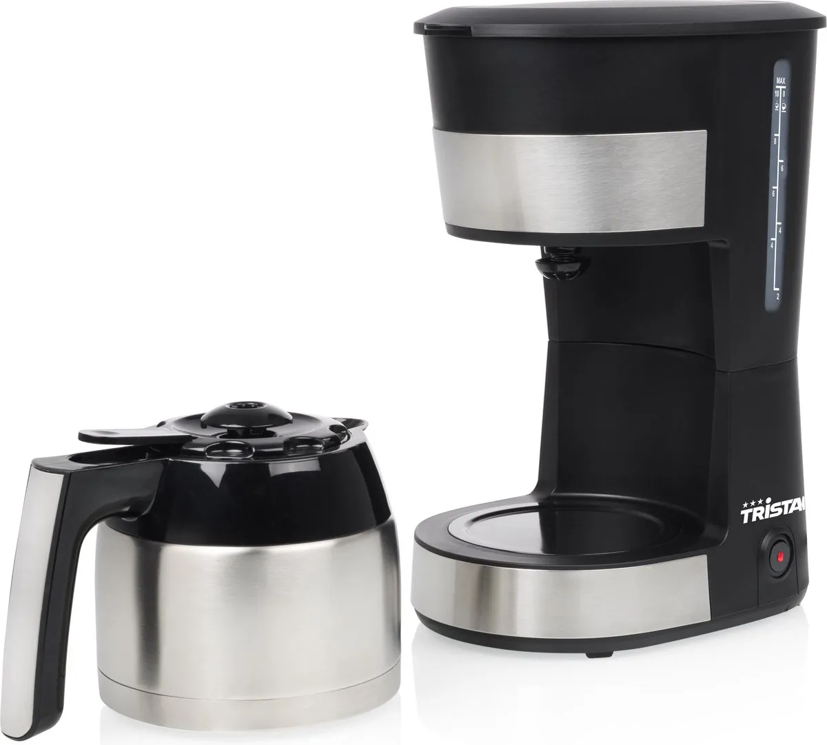 Tristar CM-1283 Filterkoffiezetapparaat 1L - 10 Koppen - Zwart/RVS