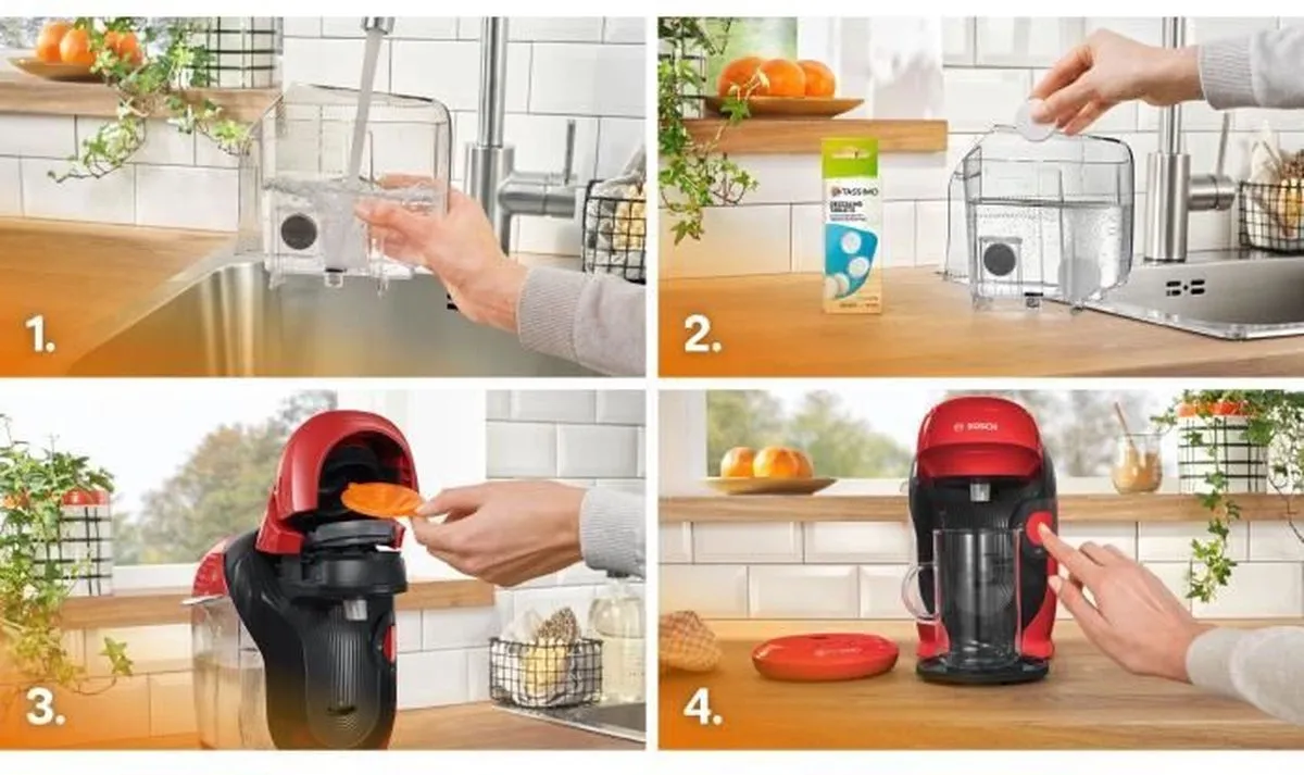 Bosch TAS113E Capsule Koffiemachine - 1400W - 700ml - Rood