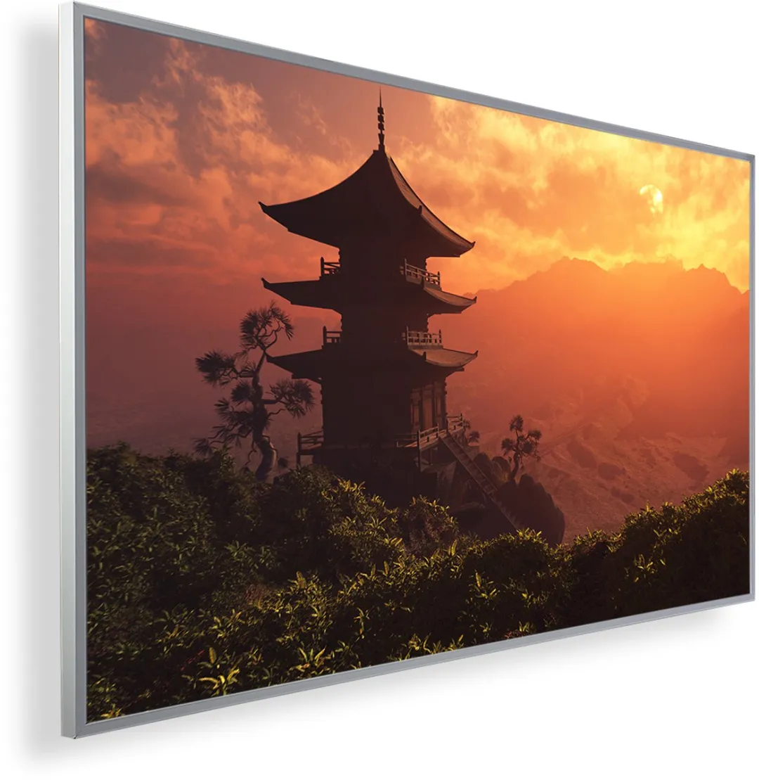 Infrarood Verwarmingspaneel 130W met fotomotief en Smart Thermostaat (5 jaar Garantie) - Schilderij China 126