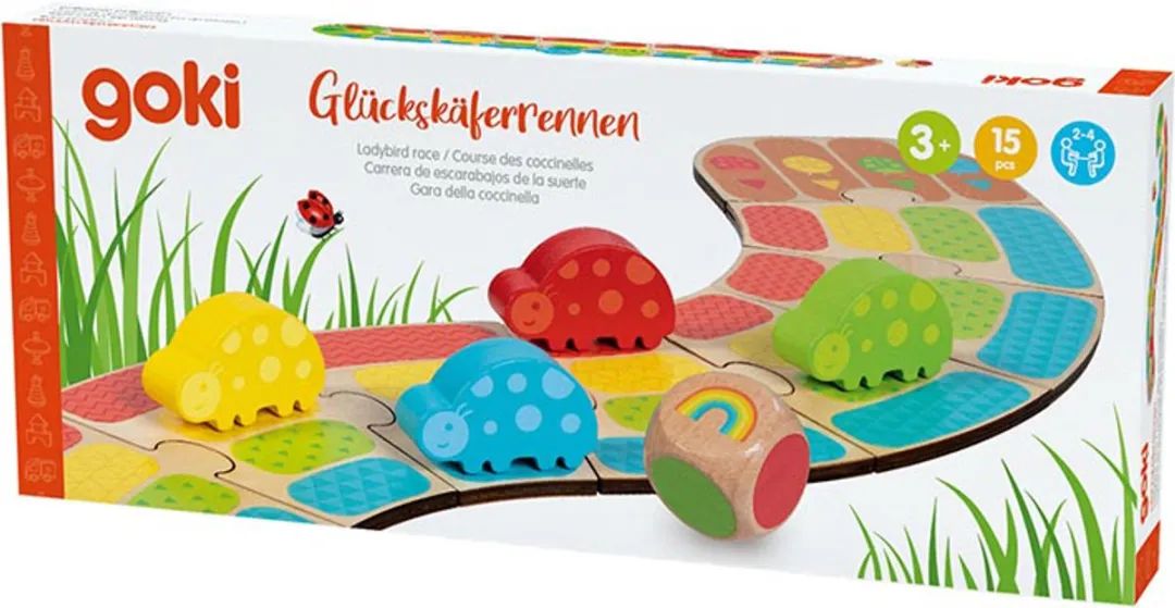 Goki Dice Game Ladybird 56319 - Multikleur