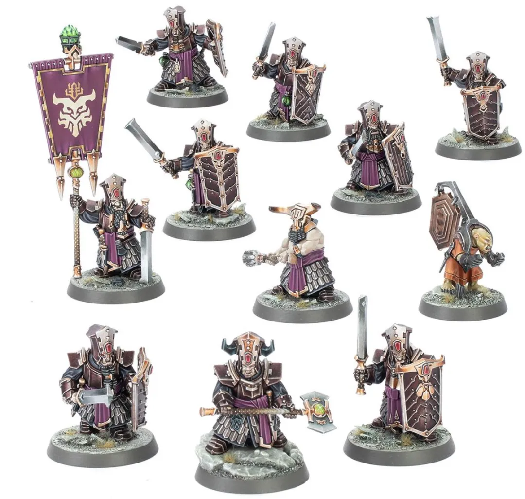 Games Workshop Helsmiths of Hashut Infernal Cohort - 11 Onderdelen