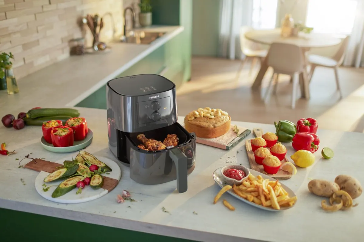 Philips Airfryer Essential 3000 HD9200/60 - 4,1L - 1400W - Leigrijs