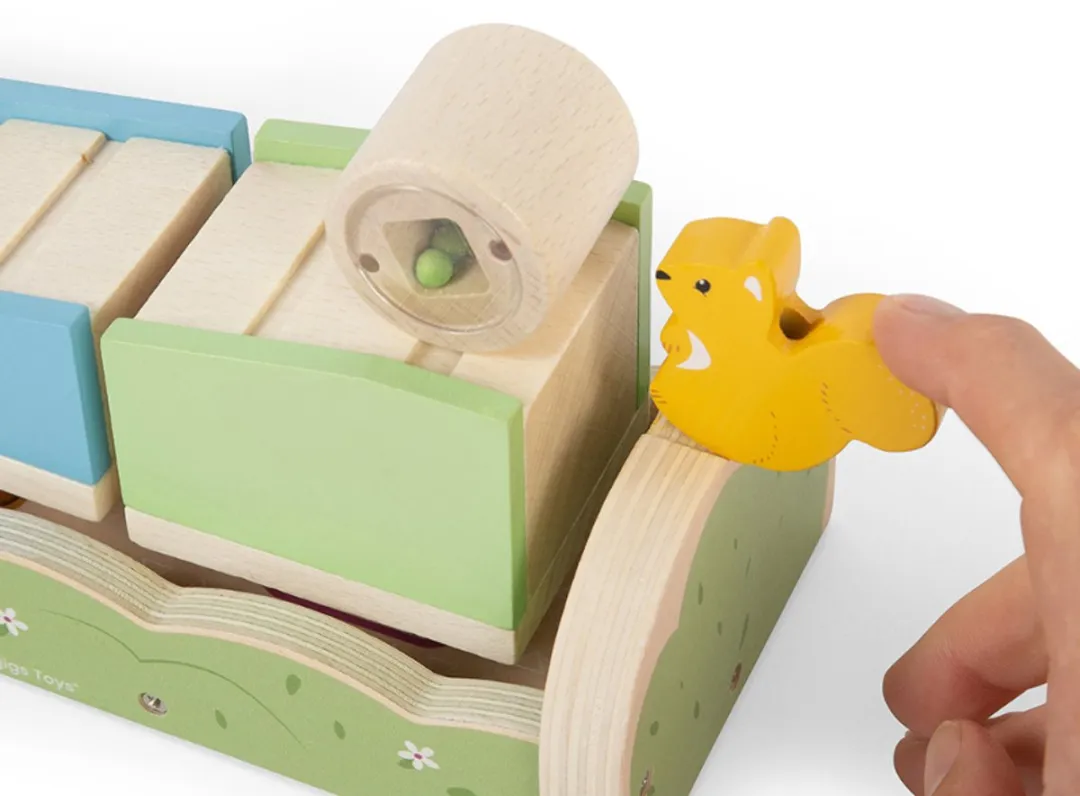 BIGJIGS Squirrel Ramp Sorter 36032 - Multicolor