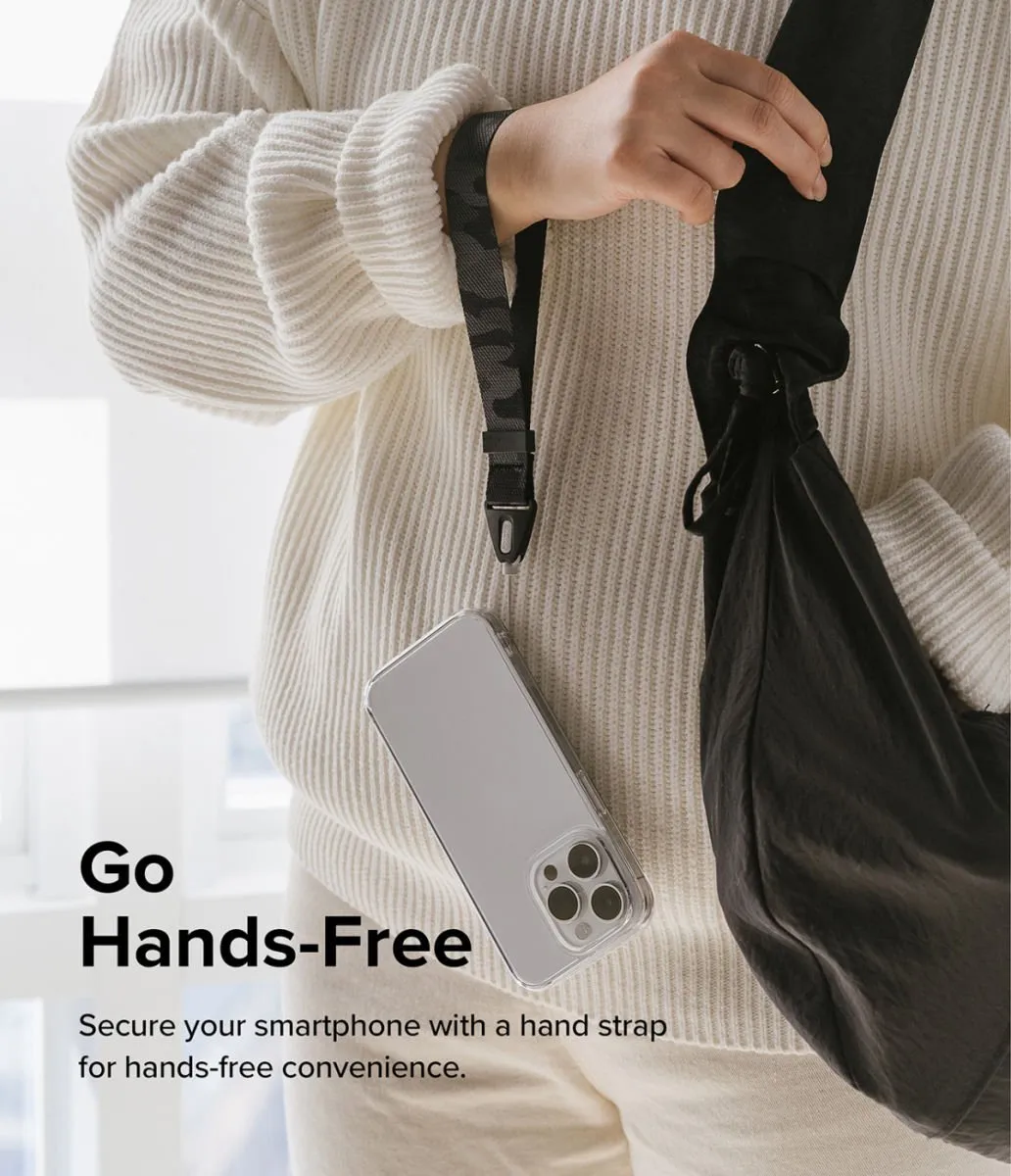 Ringke Design Hand Strap Polsbandje - Zwart