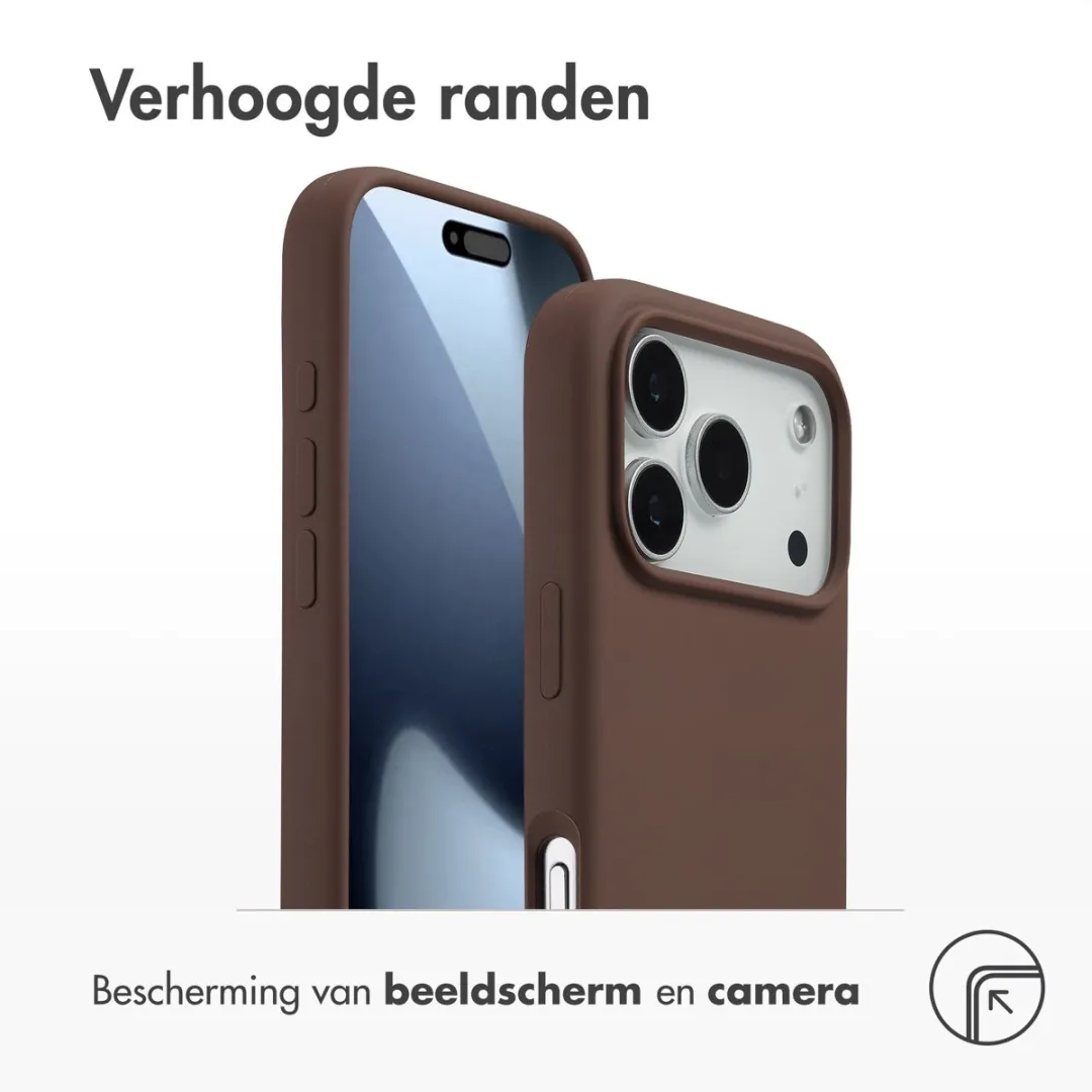 Accezz iPhone 17 Pro MagSafe Hoesje - Bruin