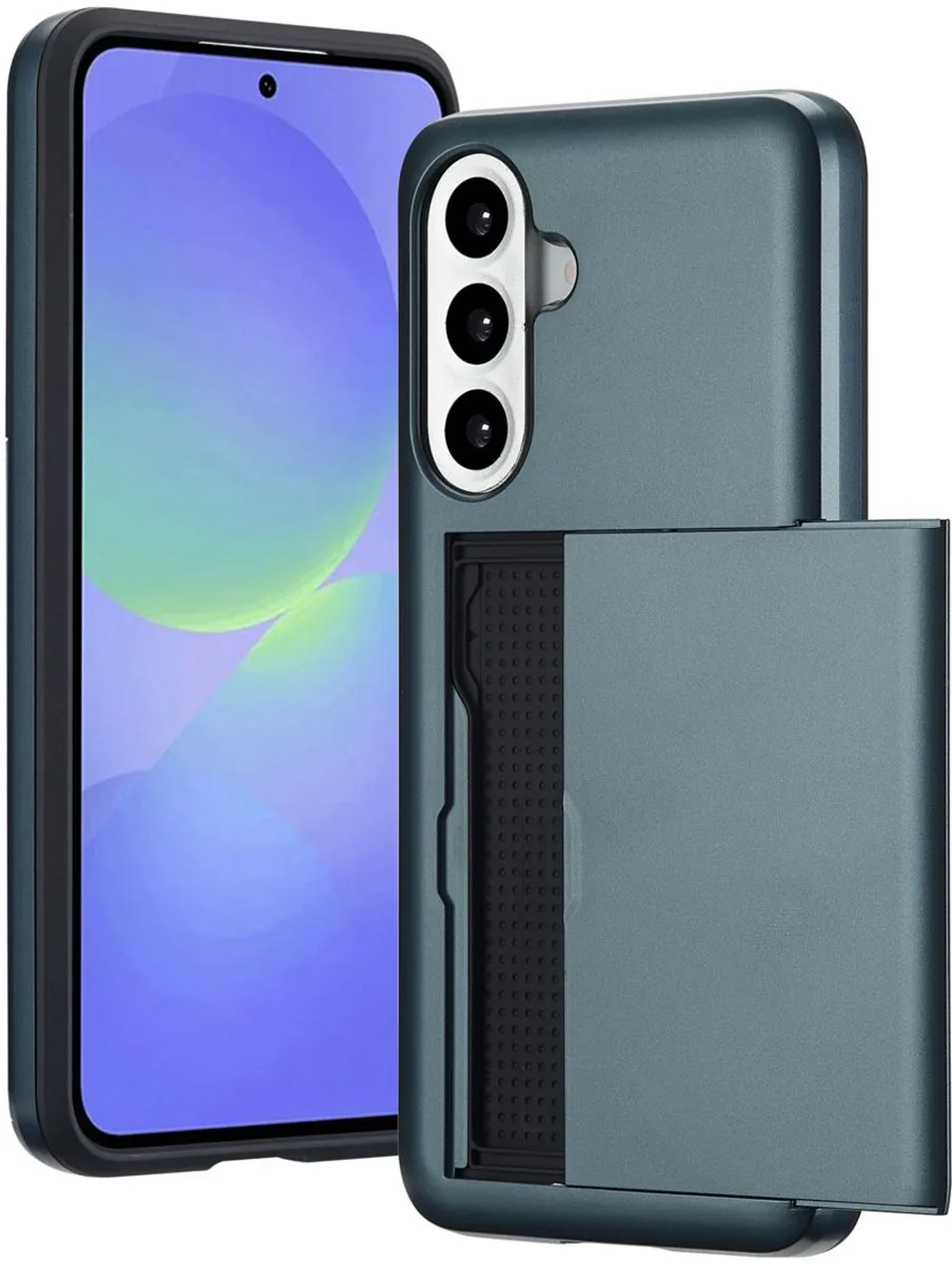 Imoshion Hoesje Samsung Galaxy A36/A56 - Pasjeshouder - Donkerblauw