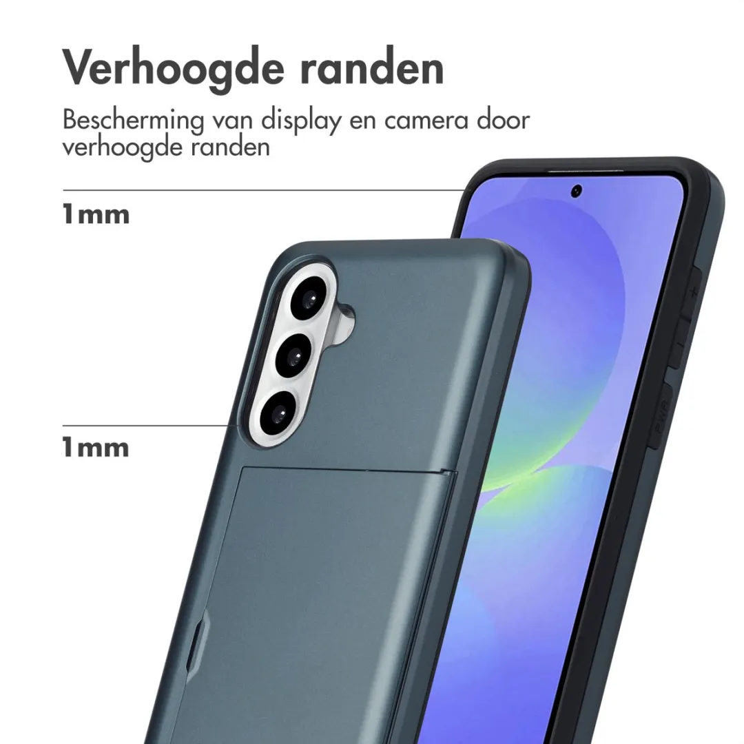 Imoshion Hoesje Samsung Galaxy A36/A56 - Pasjeshouder - Donkerblauw