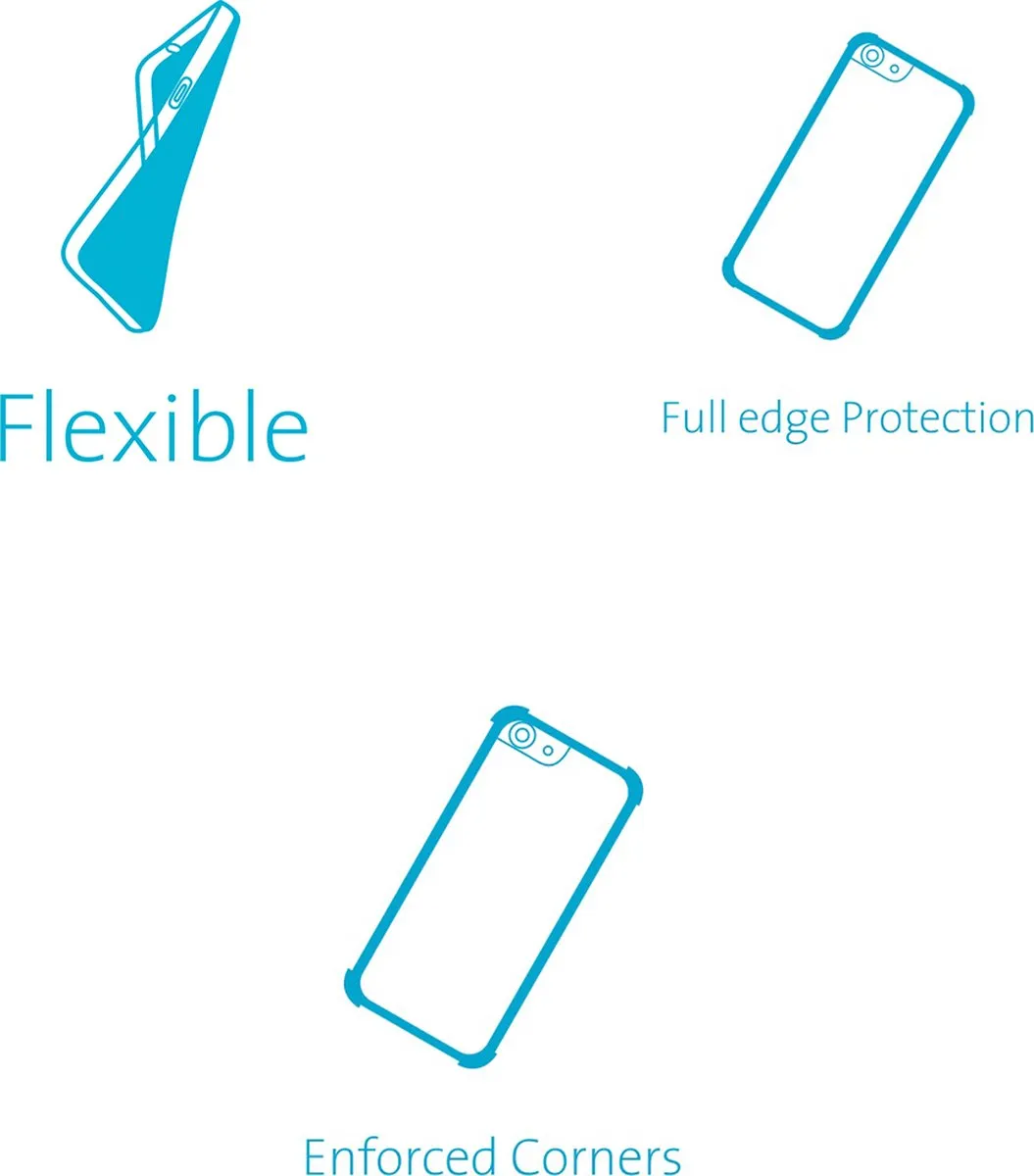 Azuri flexible bumpercover - groen - voor Apple iPhone SE2020 & iPhone 7/8