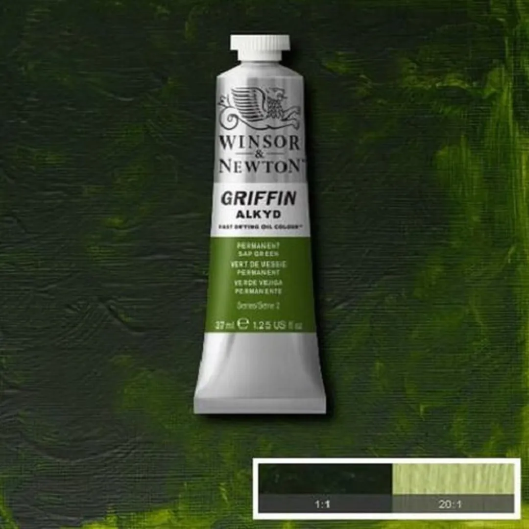 Winsor & Newton Griffin Alkyd Olieverf Permanent Sap Green 503