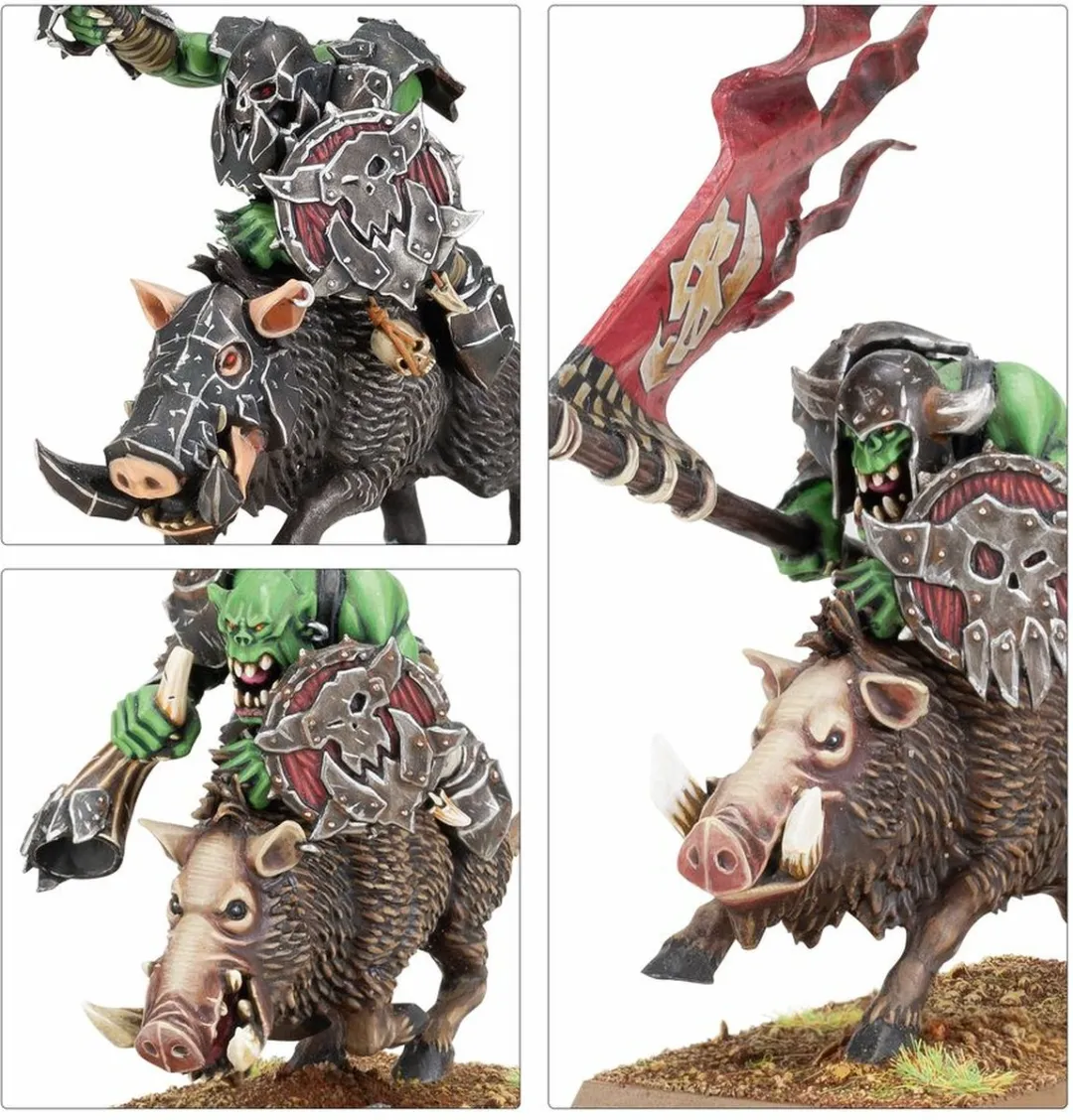 Games Workshop Warhammer Orc Boar Boyz Mob 09-06