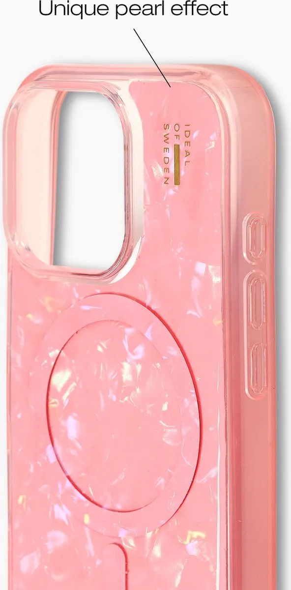 iDeal of Sweden Pearlised MagSafe Hoesje iPhone 16 Pro Max - IDPLCMS-I2467P-51 - Pink - afbeelding 6 van 6
