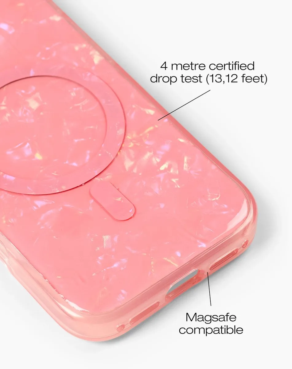 iDeal of Sweden Pearlised MagSafe Hoesje iPhone 16 Pro Max - IDPLCMS-I2467P-51 - Pink - afbeelding 5 van 6