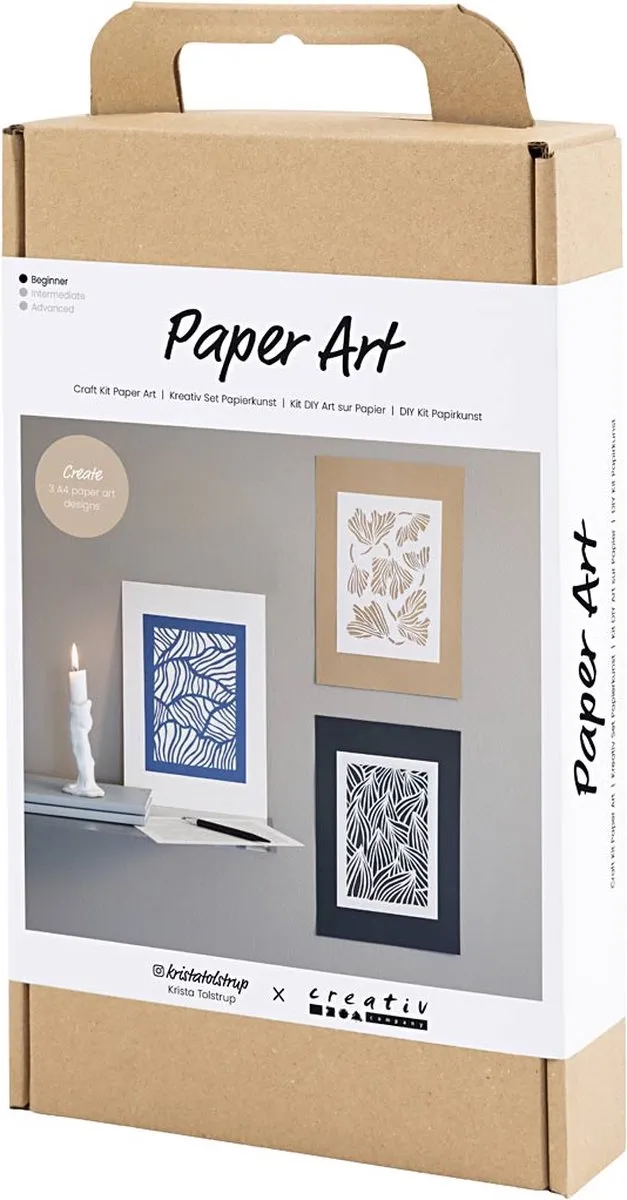 Creativ Company Hobbyset Papierkunst - Papiersnijden Multikleurig