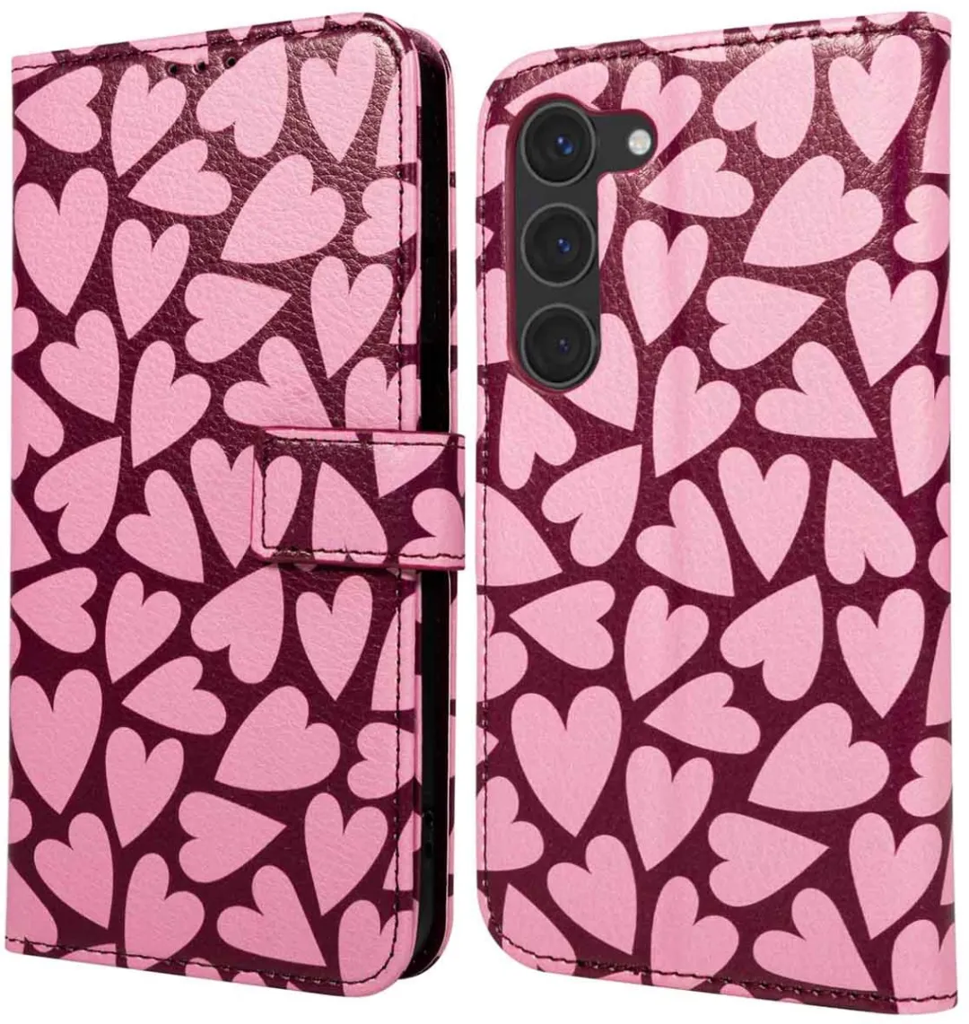 Imoshion Bookcase Hoesje Samsung Galaxy S23 - 3 Pasjes - Hearty Blush