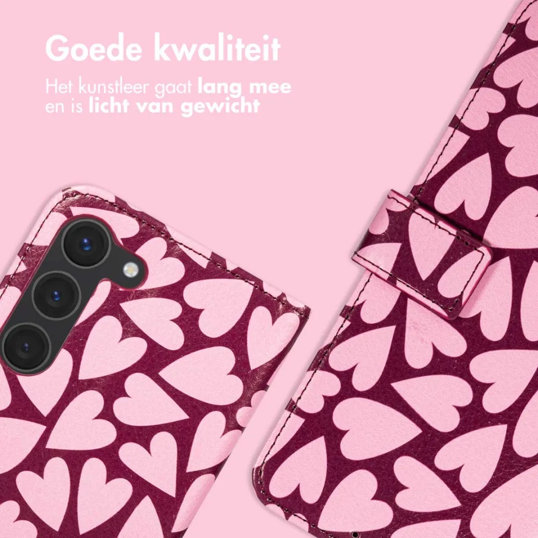 Imoshion Bookcase Hoesje Samsung Galaxy S23 - 3 Pasjes - Hearty Blush