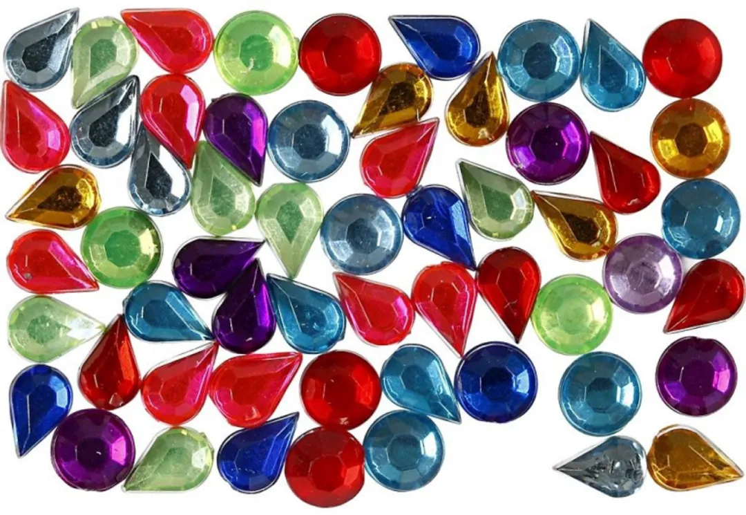 Creativ Company Strasstenen Rond & Druppel 5mm - 15gr