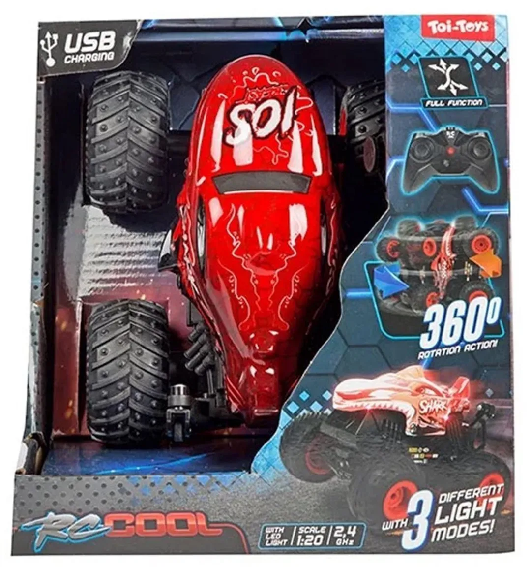 Toi-Toys Monstertruck RC 1:20 USB - Multicolor