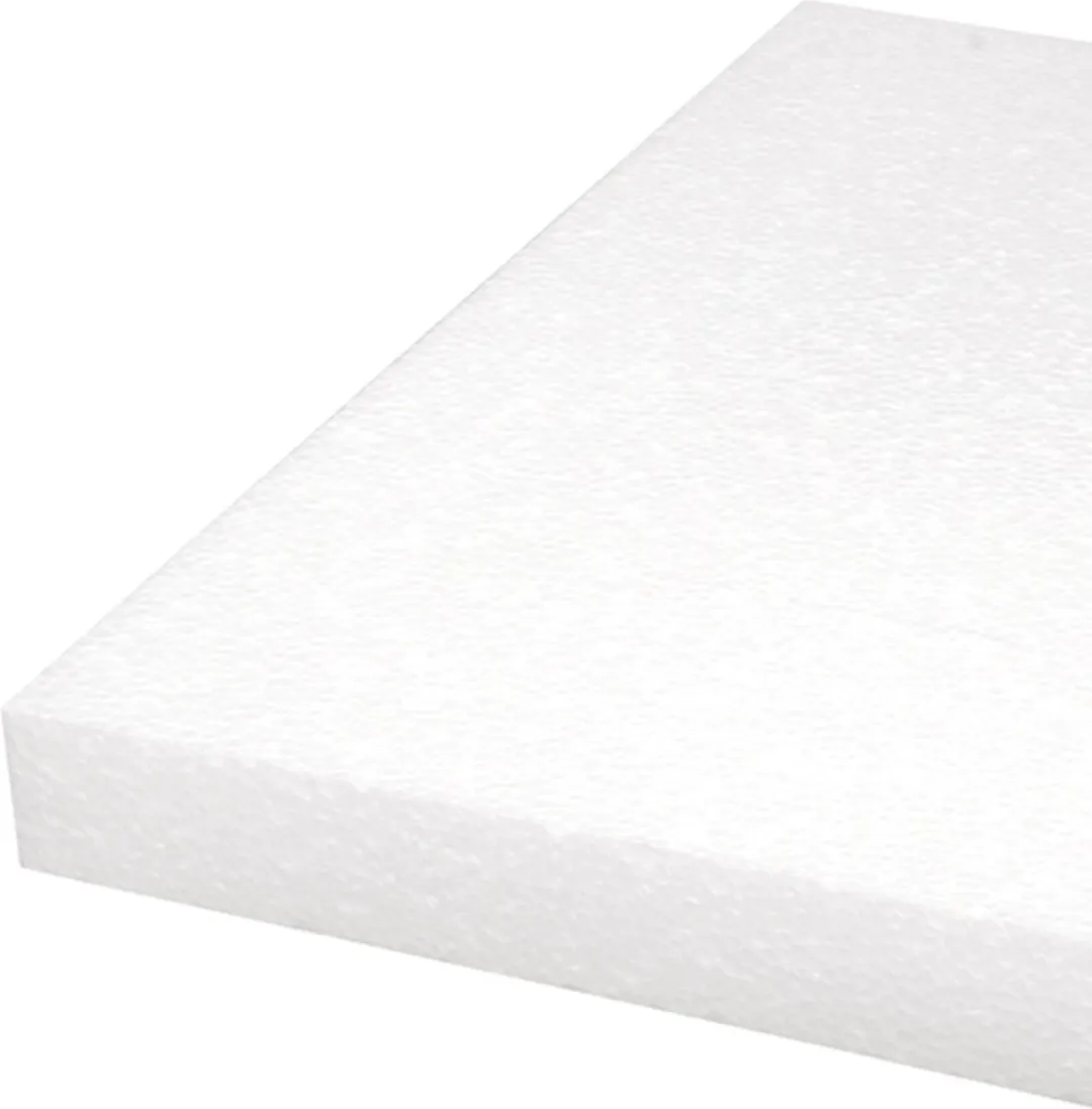 Rayher Knutsel Piepschuim Platen 40x40x4cm - 4 Stuks Wit