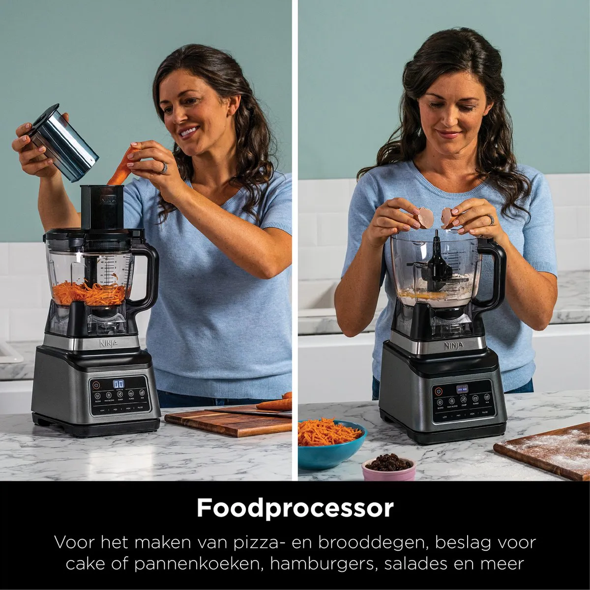 Ninja Foodi BN800EU 3-in-1 Foodprocessor & Blender 1200W - 2.1L