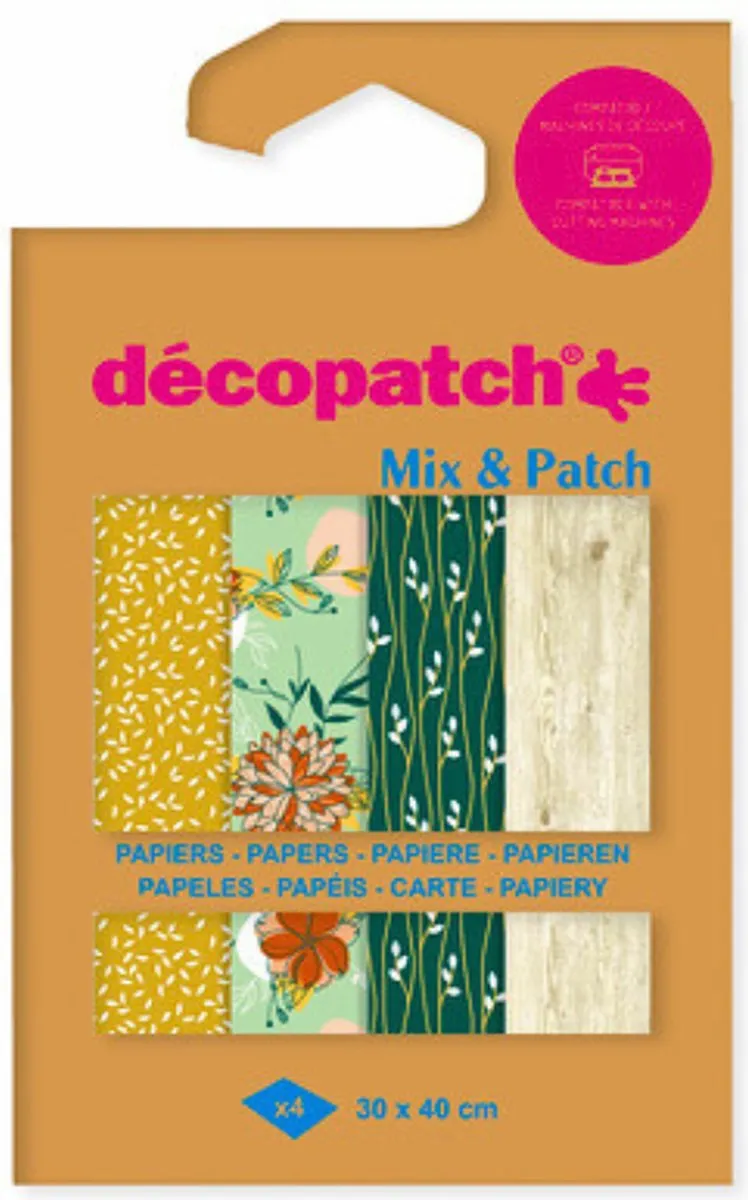 Decopatch Mix & Patch Papier 30x30cm