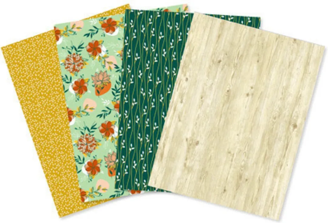 Decopatch Mix & Patch Papier 30x30cm - 4 Kleuren Meerkleurig