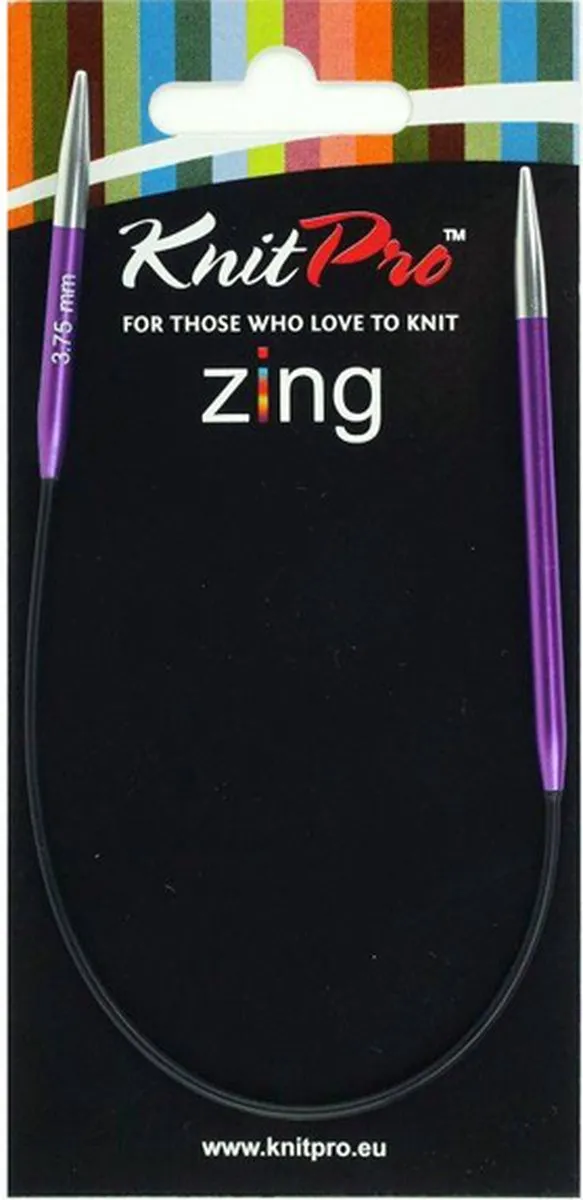 KnitPro Zing Rondbreinaalden 2.00-5.00mm - Geel