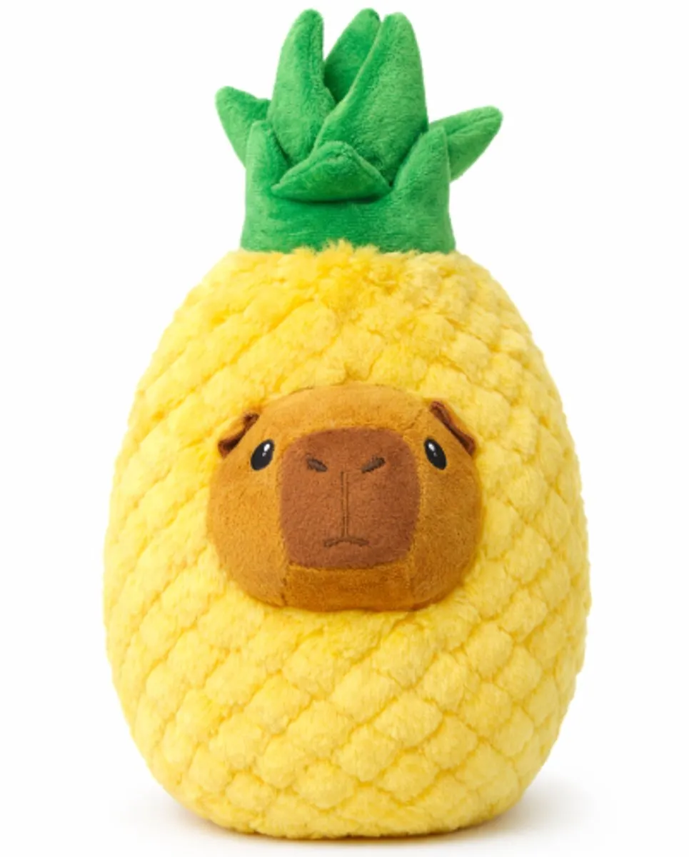 Topknuffels Ananas met Capibara Pluche Knuffel 35cm
