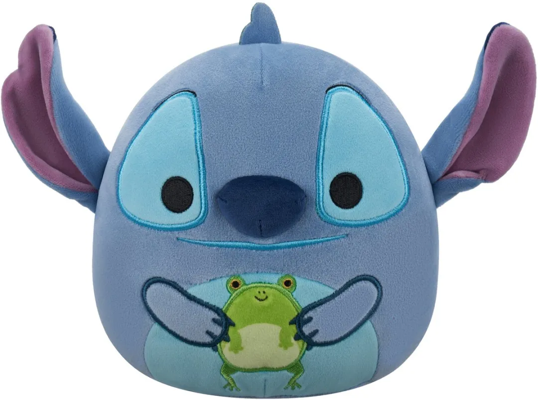 Squishmallows Disney Stitch Holding Frog 25cm